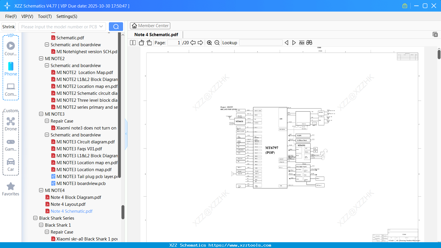 Xiaomi Note 4 Schematic